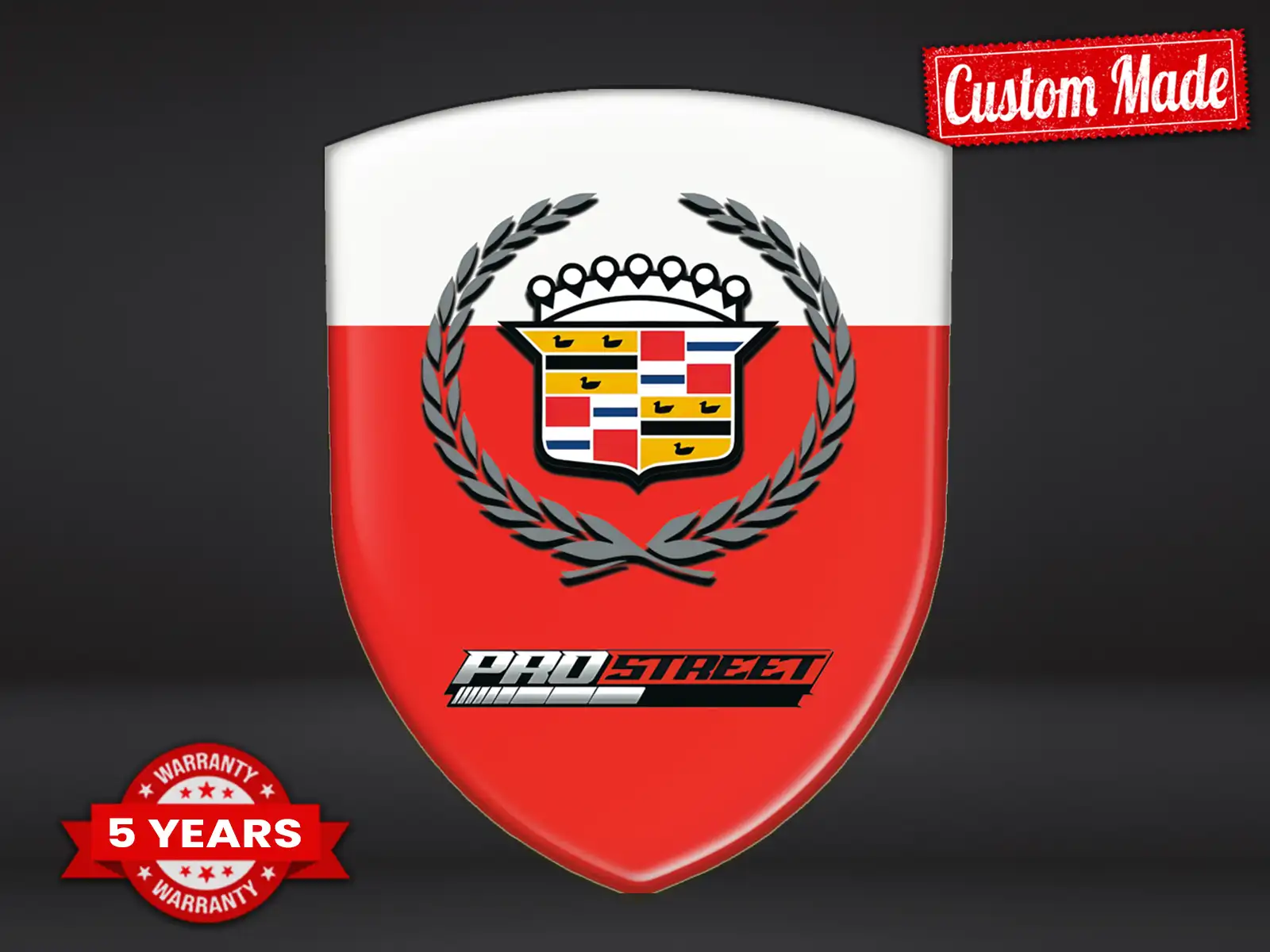 Cadillac Self Adhesive Stickers Premium Sports Tuning Luxury ST